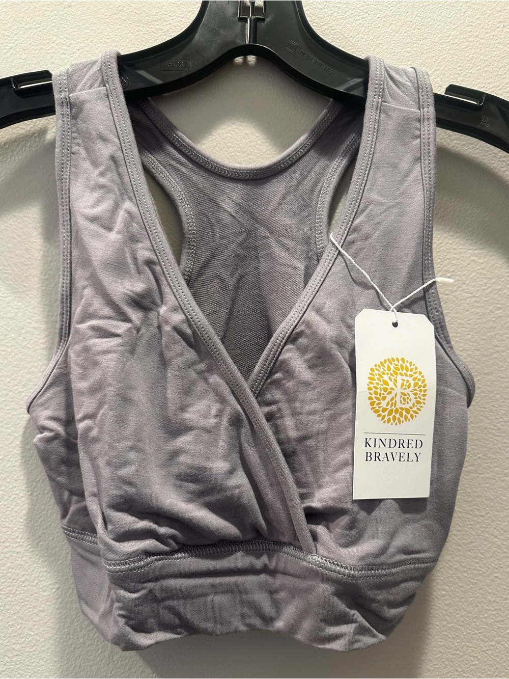 Kindred Bravely Gray it’s Nursing Sleep Bra - Soft Wrap Front